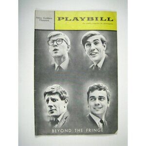 Beyond the Fringe Playbill 1963 Golden Theatre Dudley Moore Peter Cook Bennett